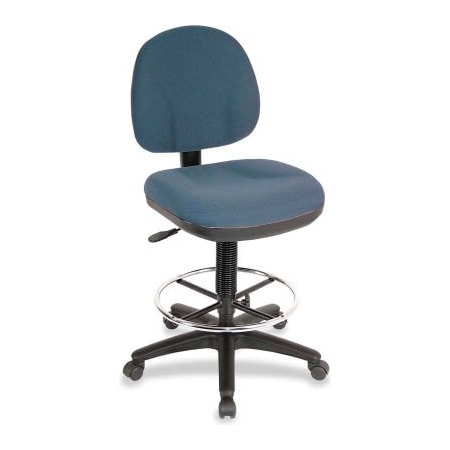 Sp Richards Lorell Millenia Pneumatic Adjustable Task Stool, 24"W x 24"D x 50-1/2"H, Blue LLR80010